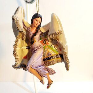 Ashton Drake Galleries Fancy Shawl Dancers Collection On Woven Wings Ornament